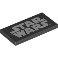Lego Tile 2 x 4 with Star Wars print