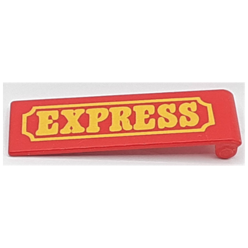 Lego Duplo Door 1 x 4 x 1 with Yellow 'EXPRESS' Print