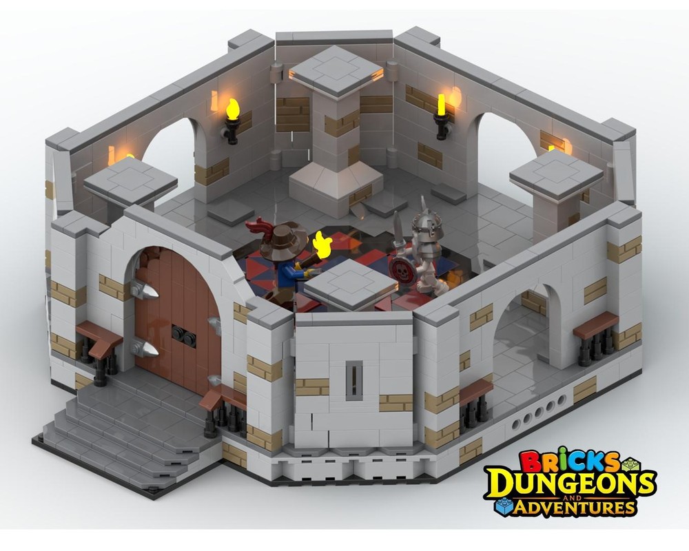 LEGO Castle Entrance Hall Instructions (PDF), Which Hunter vs Skeleton Warrior figurine, Bricks Dungeons and Adventures