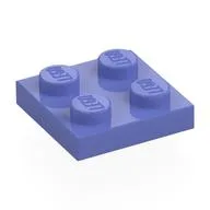Plate 2 x 2 / Blue Violet