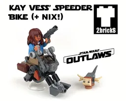 Kay Vess' Speeder Bike and Nix
