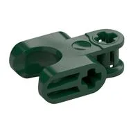 Technic Axle Connector 2 x 3 with Ball Socket, Closed Sides / Dark Green