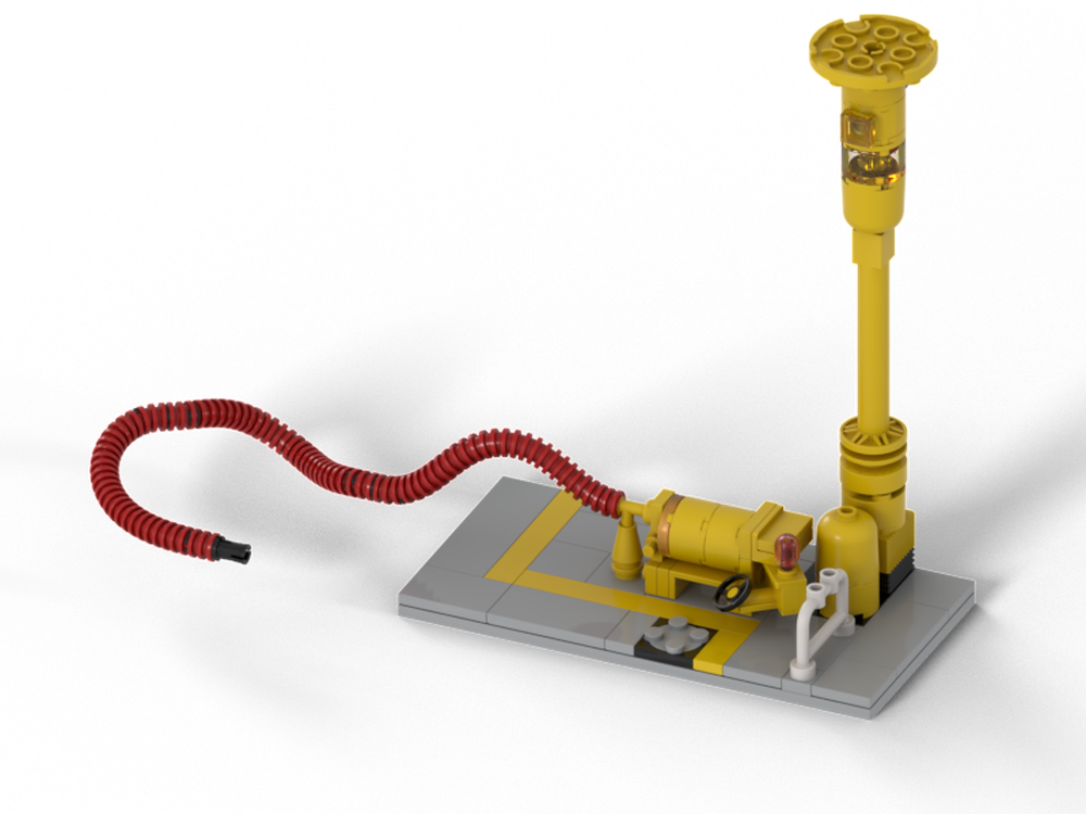 Lego Fueling Station -aka- "wheel turner"