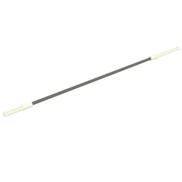 Technic Axle Flexible 26L (Axle 2L and 5L Ends) with Dark Gray Cable / White