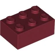 Brick 2 x 3 / Dark Red