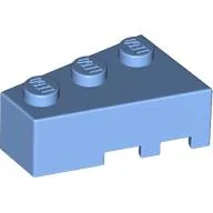 Brick Wedged, Angled 3 x 2 Left / Medium Blue