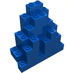 Rock Panel Triangular 3 x 8 x 7 / Blue