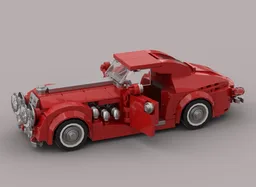 Classic Red Sports Car - Short Version