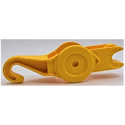 Duplo Toolo Arm with Fake Pulley and Hook / Yellow