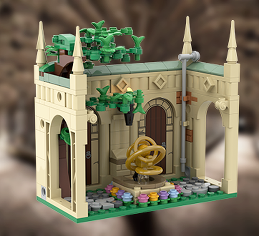 Lego Transfiguration Courtyard