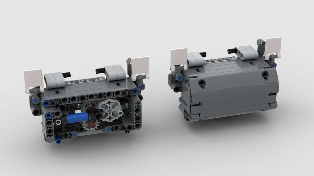 Lego Frontgewicht mit Pneumatik Pumpe für Claas Xerion