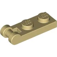 Plate Special 1 x 2 with Handle on End [Closed Ends] / Tan