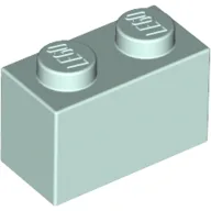 Brick 1 x 2 / Light Aqua