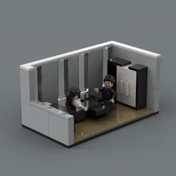 Modern Meeting Room Diorama