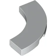 Tile 3 x 3 Curved, Macaroni / White
