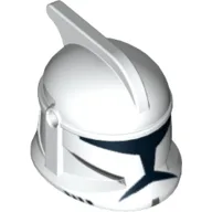 Helmet Clone Trooper Phase 1, with Side Holes, Standard Print / White