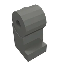 Leg, Left / Dark Bluish Gray