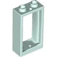 Window 1 x 2 x 3 Flat Front / Light Aqua