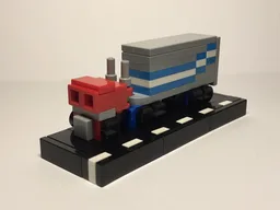 Microscale Optimus Prime Road Diorama