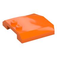 Lego Brick Wedged, Curved Triple 4 x 4 x 2/3 with 2 Studs / Orange