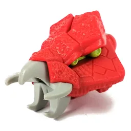 Large Figure Head, with Pin, Ooni / Red
