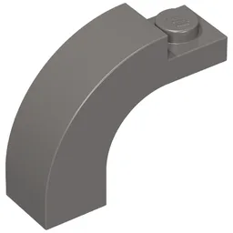 Brick Arch 1 x 3 x 2 Curved Top / Dark Bluish Gray