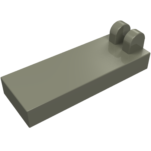Lego Hinge Tile 1 x 2 1/2 with 2 Fingers on Top / Dark Gray