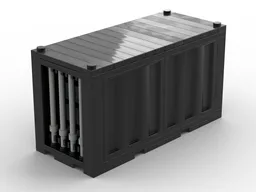 Generic Train Container Black