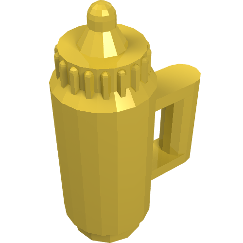 Lego Belville / Scala, Equipment Baby Bottle / Water Bottle / Yellow