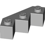 Brick Wedged 3 x 3 Facet / Light Bluish Gray