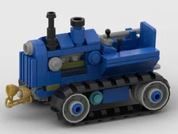 old tracked tractor