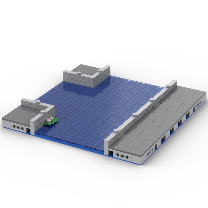 Lego MILS Canal (32x32) T-junction