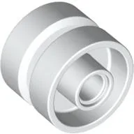 Wheel 18 x 14 with Tread Small Hub / White