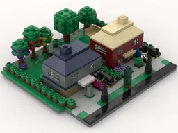 Modular Family Houses (2 on 1 plate, simple) #2
