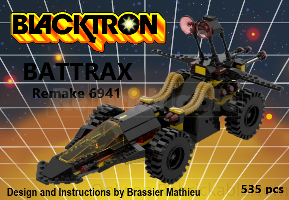 Lego BATTRAX Blacktron I remake 6941