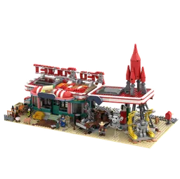 Red Rocket Modular Gas Station from Fallout