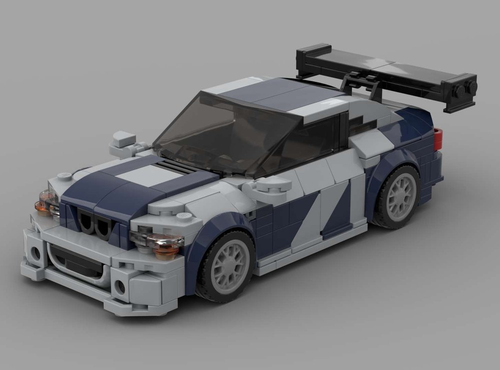 Lego BMW M3 E46 Gtr from Need for Speed Most Wanted (2005) No Sticker