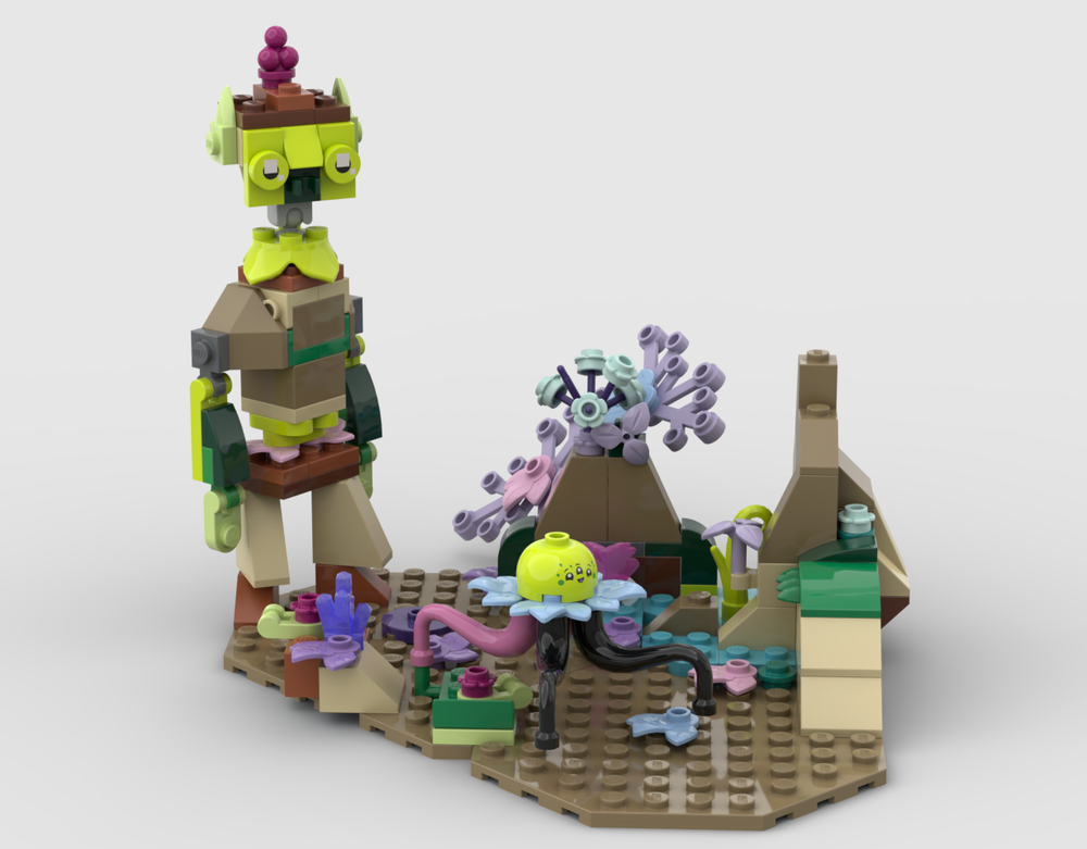 Lego Walk with a "Dog"
