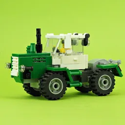 Green tractor