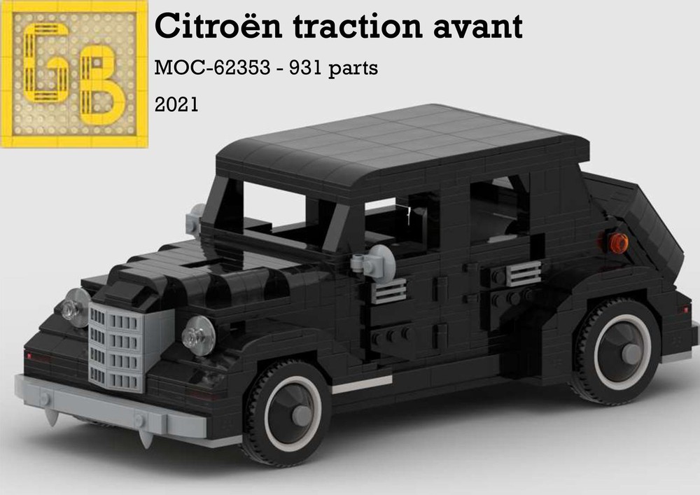 Lego Citroën Traction avant