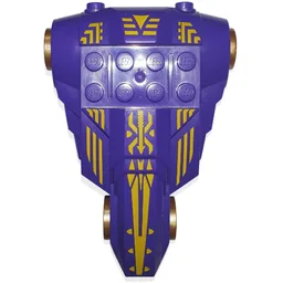 Large Figure Torso with Danju Print (Series 1) / Dark Purple