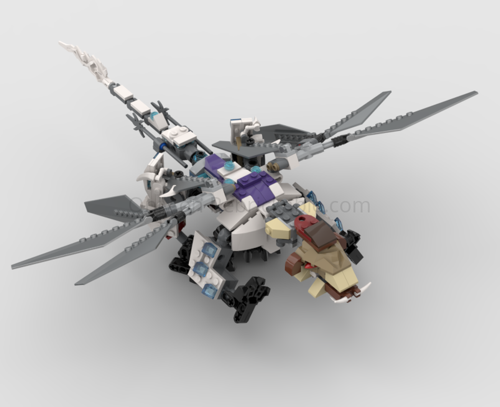 Lego Failed Try at Titanium Dragon