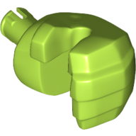 Lego Hand Hulk - Left / Lime