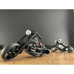 All Black Custom Chopper