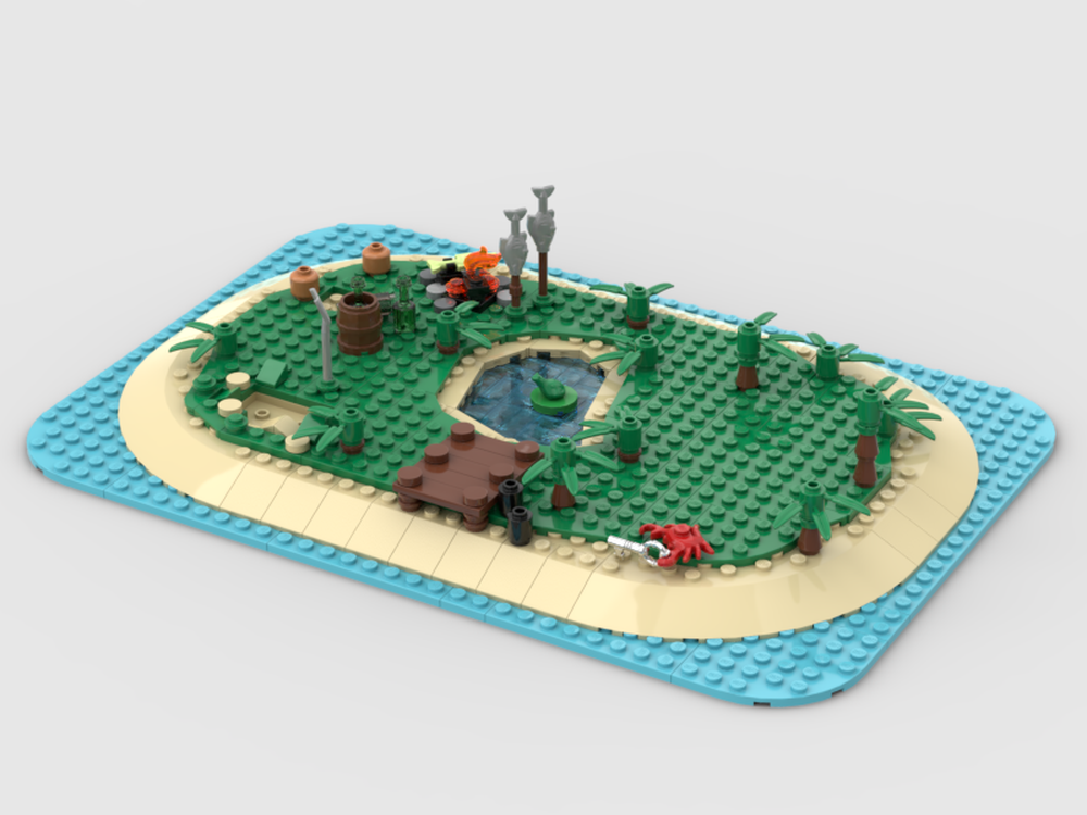 Lego Forbidden Island MOC [Base Only]
