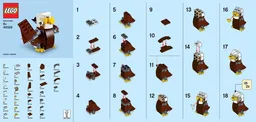 Monthly Mini Model Build Set - 2019 09 September, Eagle polybag