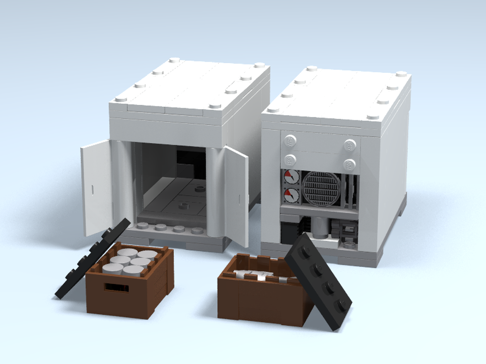 Lego Cargo Container Refridgerated 6x10
