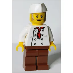 Chef - White Torso, Reddish Brown Legs