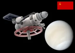 Venera 4 Spacecraft and Probe