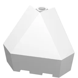 Panel 3 x 3 x 3 Corner Convex / White